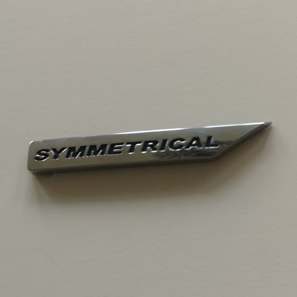 SUBARU SYMMETRICAL LEGACY OUTBACK FORESTER IMPREZA Trunk Emblem Letters - Picture 1 of 2
